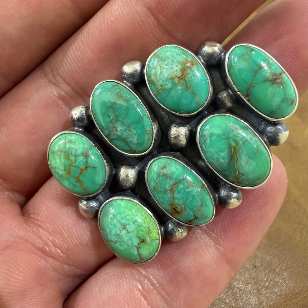 Turquoise & Sterling Silver Ring Size 7 by Sharon Francisco